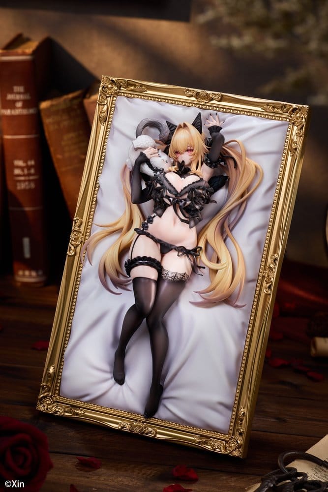 Original Character Figura PVC 1/7 Stella Black Cat Ver. Deluxe Edition 27 cm