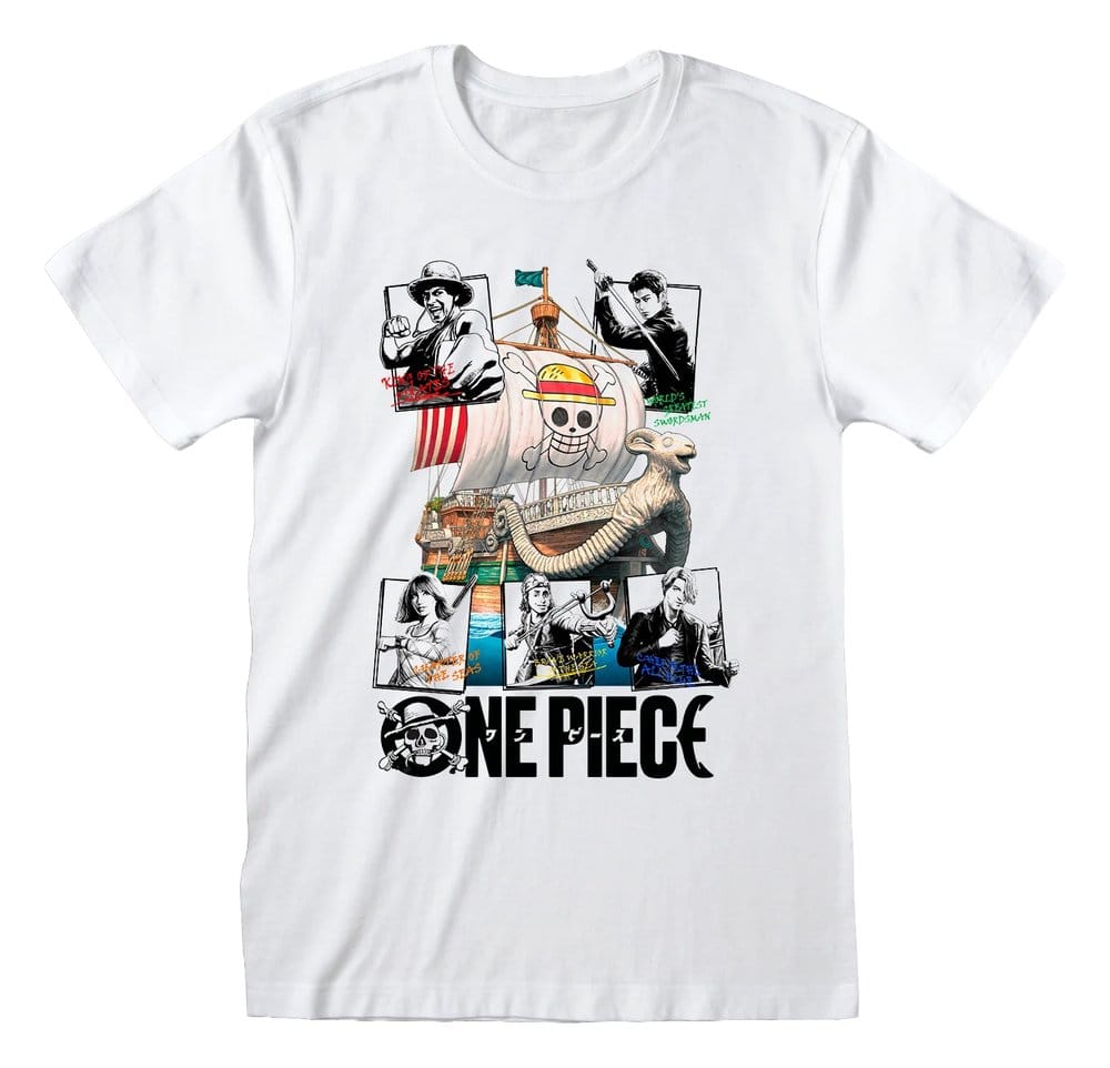 One Piece Camiseta Merry Go Call Outs Talla L