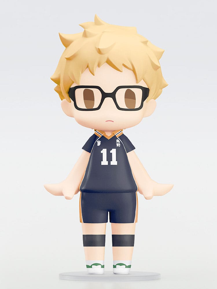 Haikyu!! Figura HELLO! GOOD SMILE Kei Tsukishima 10 cm