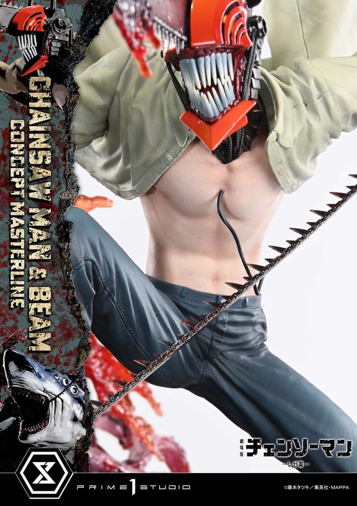 Chainsaw Man Concept Masterline Series Estatua 1/6 Chainsaw Man & Beam 73 cm