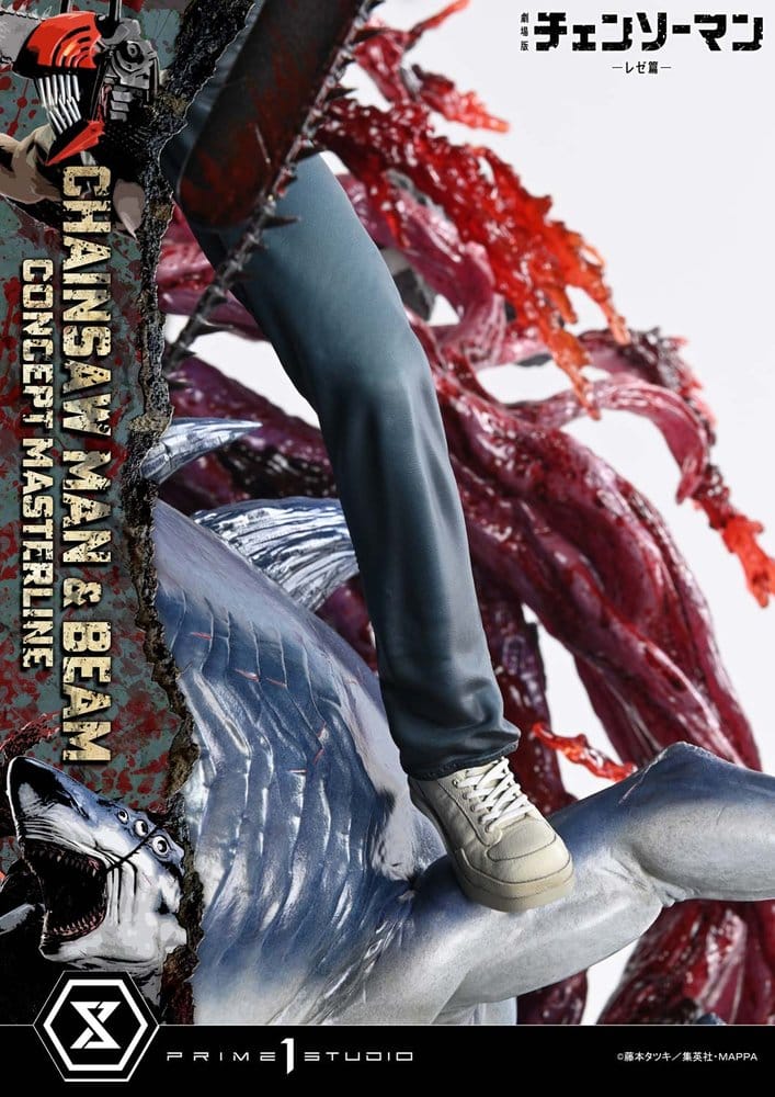 Chainsaw Man Concept Masterline Series Estatua 1/6 Chainsaw Man & Beam 73 cm