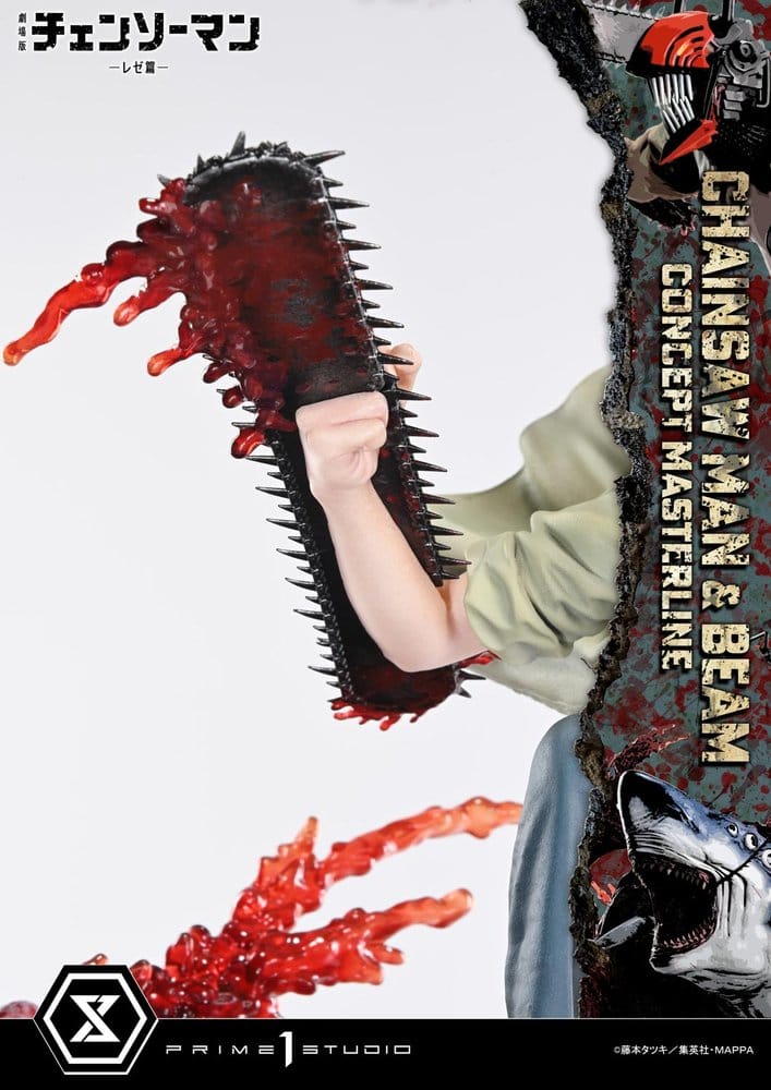 Chainsaw Man Concept Masterline Series Estatua 1/6 Chainsaw Man & Beam Bonus Version 73 cm