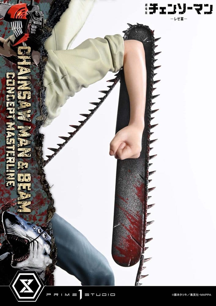 Chainsaw Man Concept Masterline Series Estatua 1/6 Chainsaw Man & Beam Bonus Version 73 cm