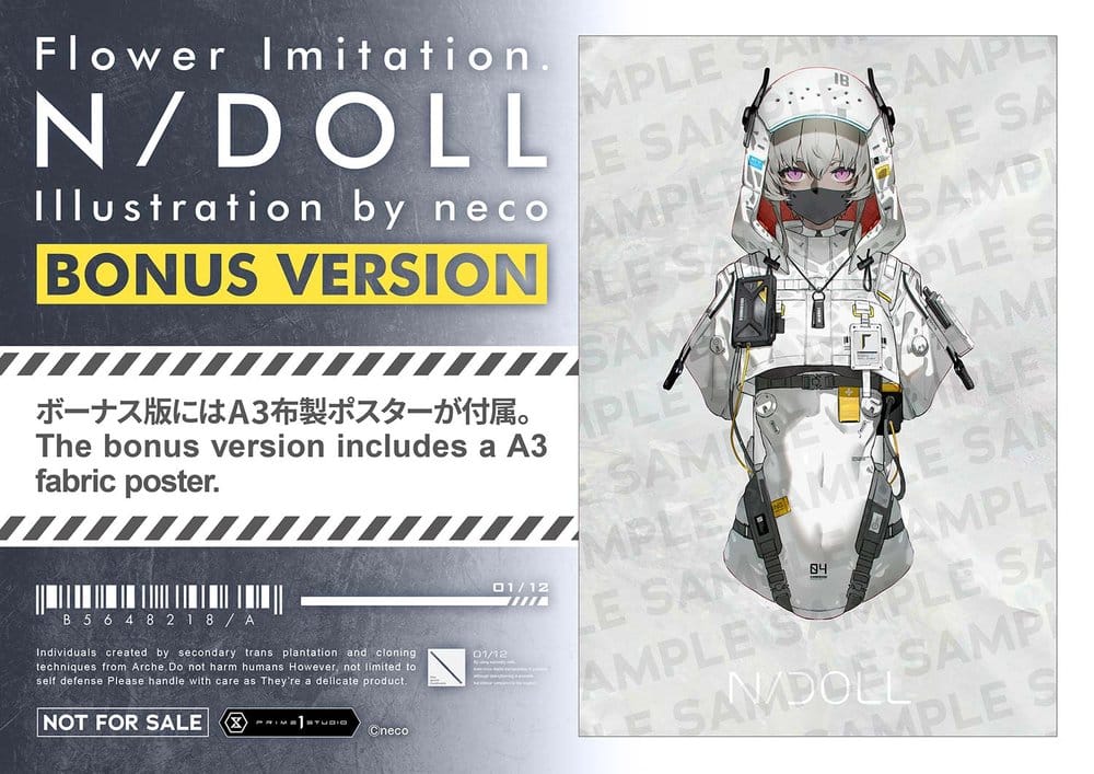 Concept Masterline Series Estátua 1/2 Flower Imitation. N/DOLL Bonus Version 43 cm