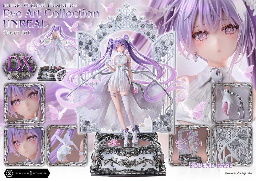 Original Illustration Concept Masterline Estatua 1/5 Eve Art Collection UNREAL Cover Art Deluxe Version 52 cm