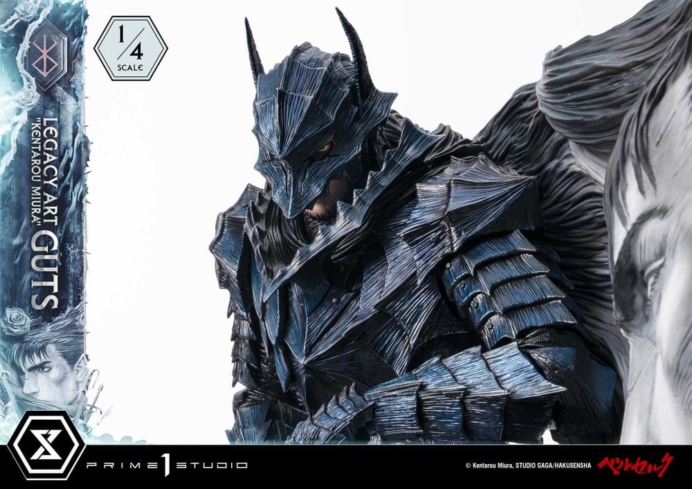 Berserk Legacy Art "Kentarou Miura" Estátua 1/4 Guts 74 cm
