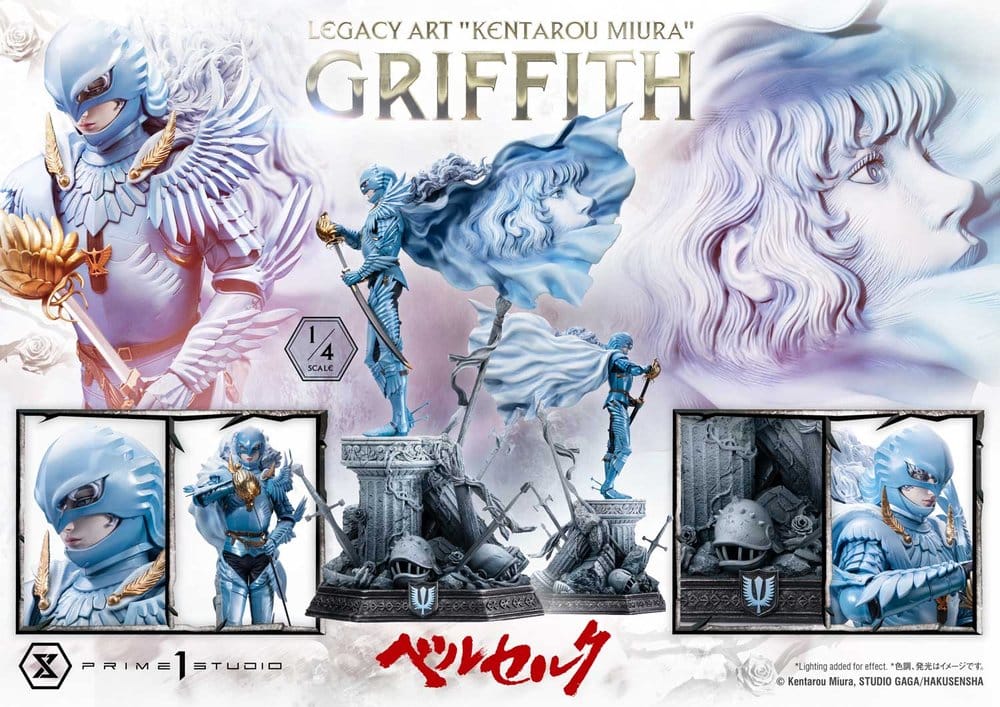 Berserk Legacy Art "Kentarou Miura" Estátua 1/4 Griffith 93 cm