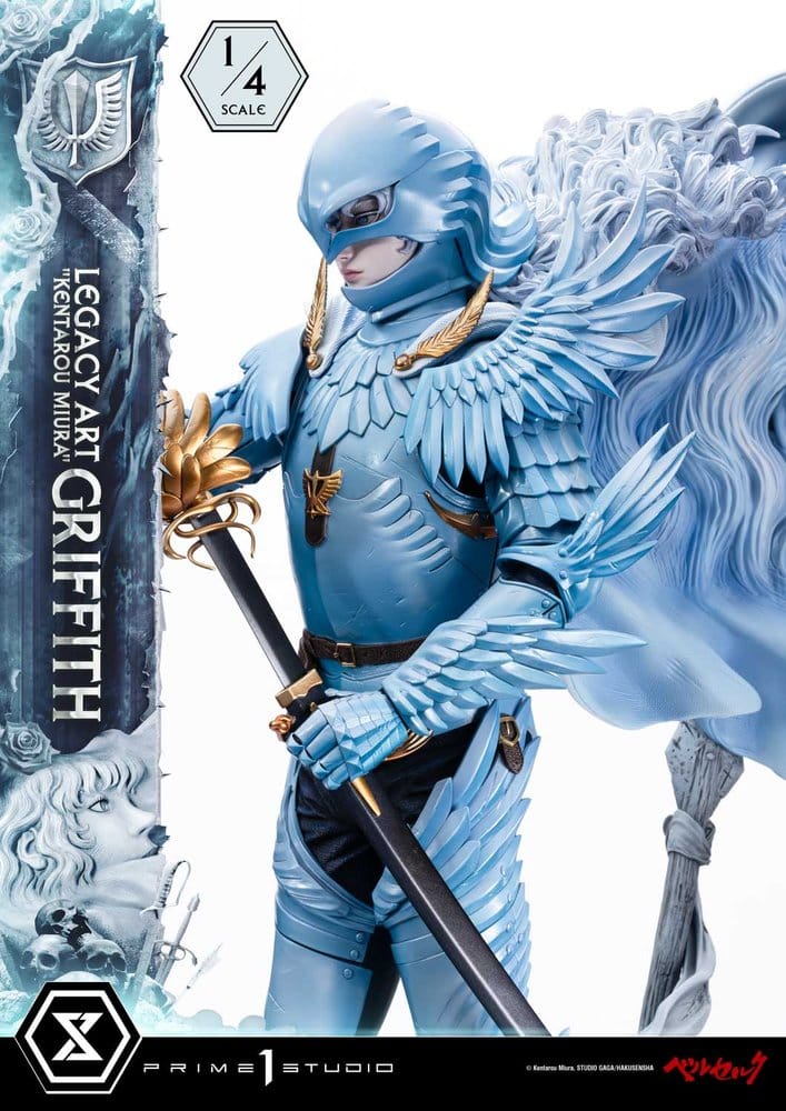 Berserk Legacy Art "Kentarou Miura" Estátua 1/4 Griffith 93 cm