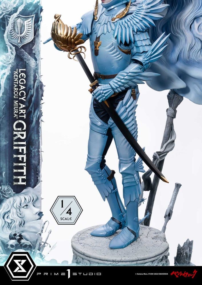 Berserk Legacy Art "Kentarou Miura" Estátua 1/4 Griffith 93 cm