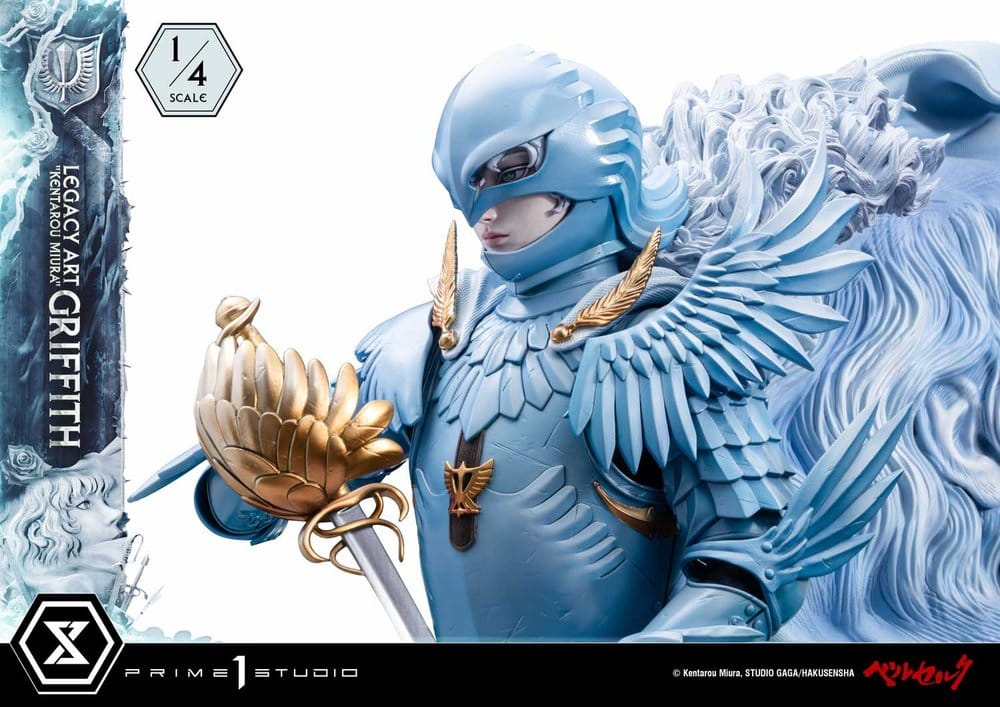 Berserk Legacy Art "Kentarou Miura" Estátua 1/4 Griffith 93 cm