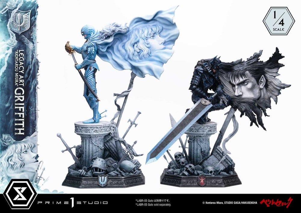 Berserk Legacy Art "Kentarou Miura" Estátua 1/4 Griffith 93 cm