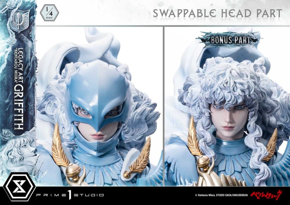 Berserk Legacy Art "Kentarou Miura" Figura 1/4 Griffith Bonus Version 93 cm