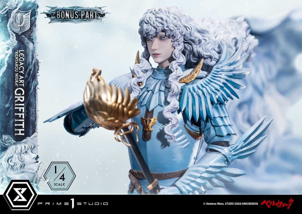 Berserk Legacy Art "Kentarou Miura" Figura 1/4 Griffith Bonus Version 93 cm
