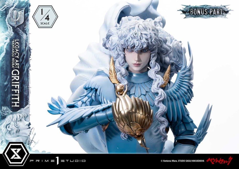 Berserk Legacy Art "Kentarou Miura" Figura 1/4 Griffith Bonus Version 93 cm