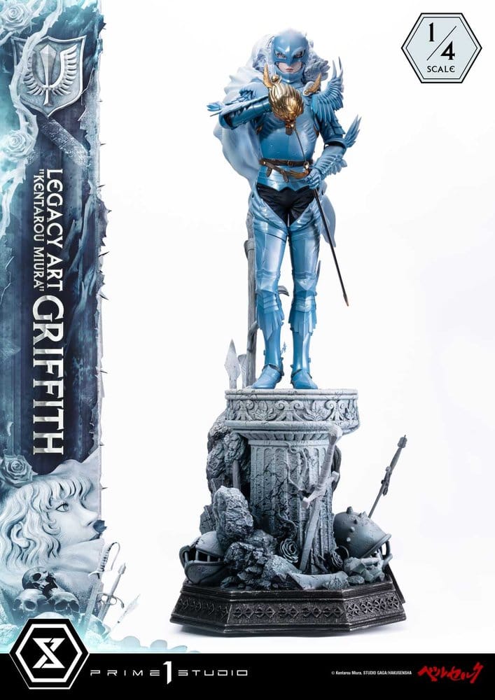 Berserk Legacy Art "Kentarou Miura" Figura 1/4 Griffith Bonus Version 93 cm