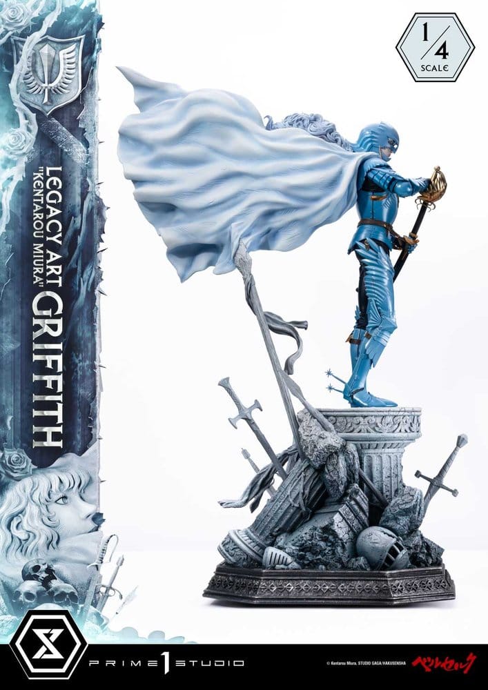Berserk Legacy Art "Kentarou Miura" Figura 1/4 Griffith Bonus Version 93 cm