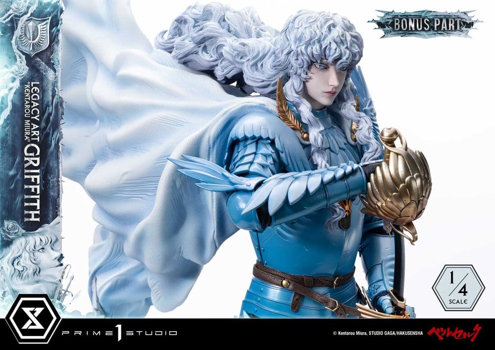 Berserk Legacy Art "Kentarou Miura" Figura 1/4 Griffith Bonus Version 93 cm