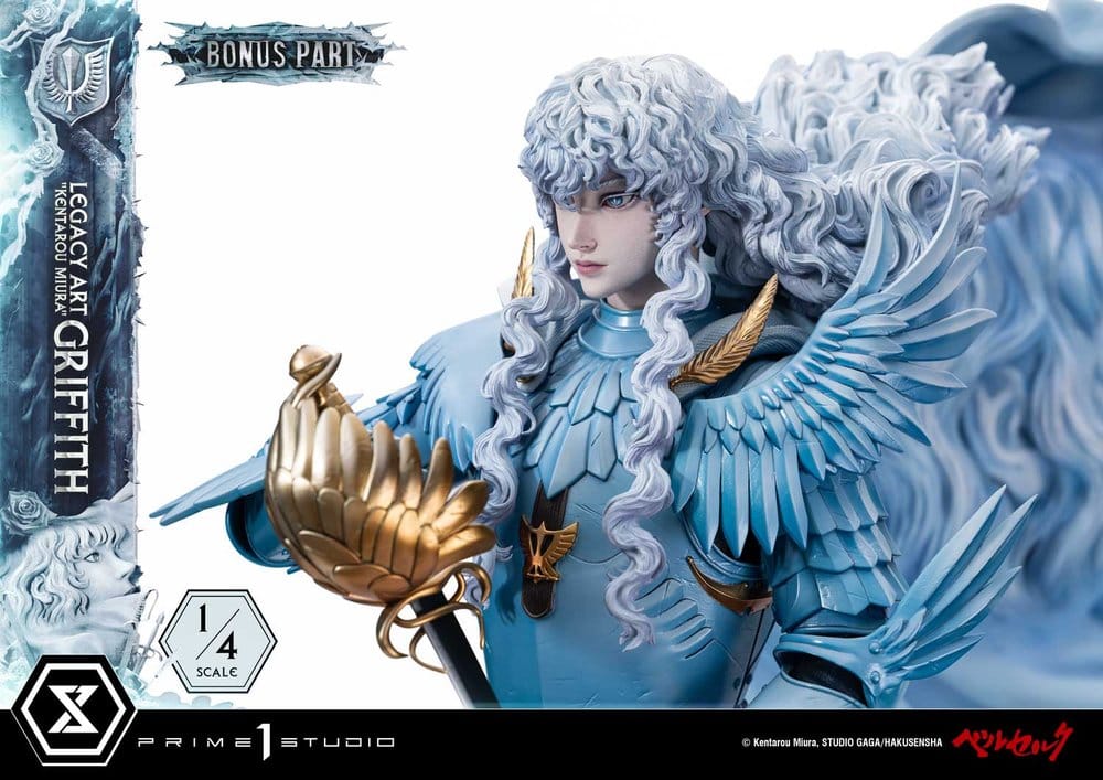 Berserk Legacy Art "Kentarou Miura" Figura 1/4 Griffith Bonus Version 93 cm