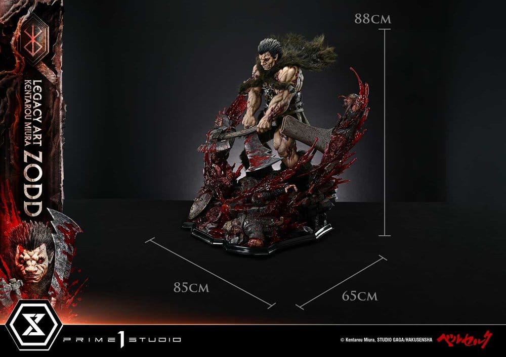 Berserk Legacy Art "Kentarou Miura" Estatua 1/4 Zodd 88 cm
