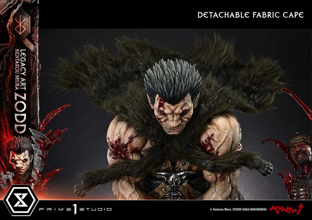 Berserk Legacy Art "Kentarou Miura" Estatua 1/4 Zodd Deluxe Version 88 cm