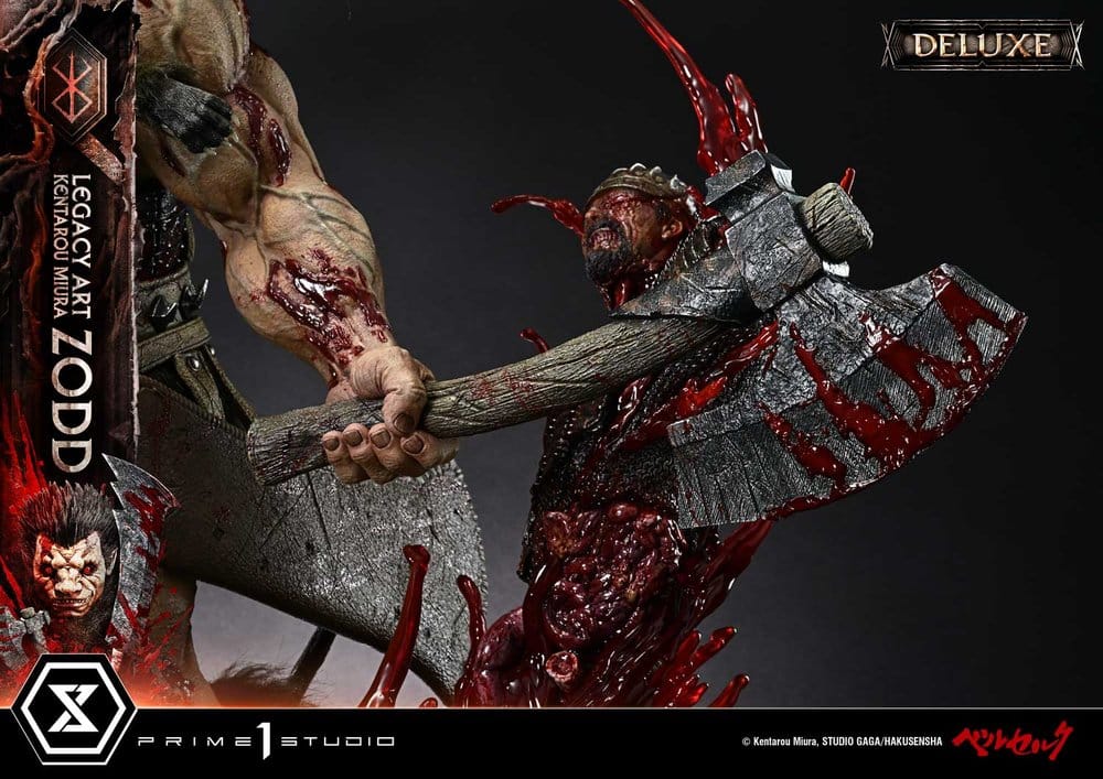 Berserk Legacy Art "Kentarou Miura" Estatua 1/4 Zodd Deluxe Version 88 cm