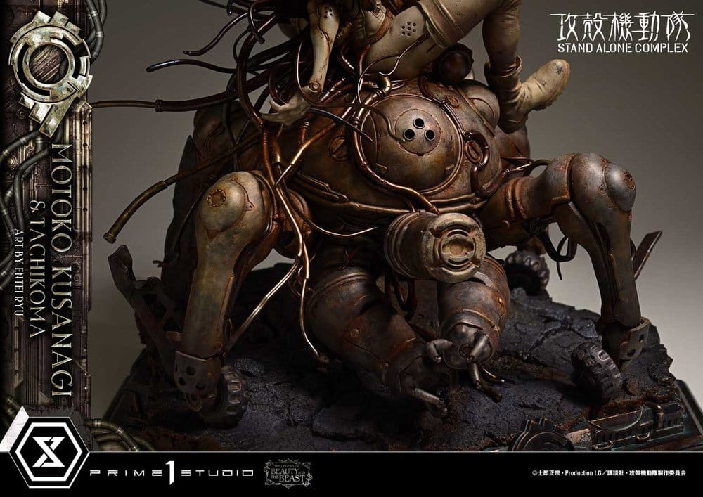 Ghost in the Shell Stand Alone Complex The Legend of Beauty and the Beast Estatua 1/4 Motoko Kusanagi & Tachikoma Art by Entei Ryu Bonus Version 53 cm