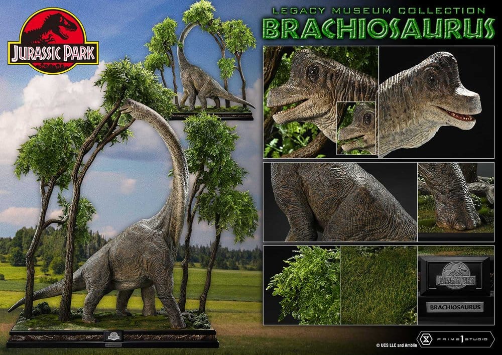 Jurassic Park (Film) Legacy Museum Collection Estatua 1/15 Brachiosaurus 128 cm