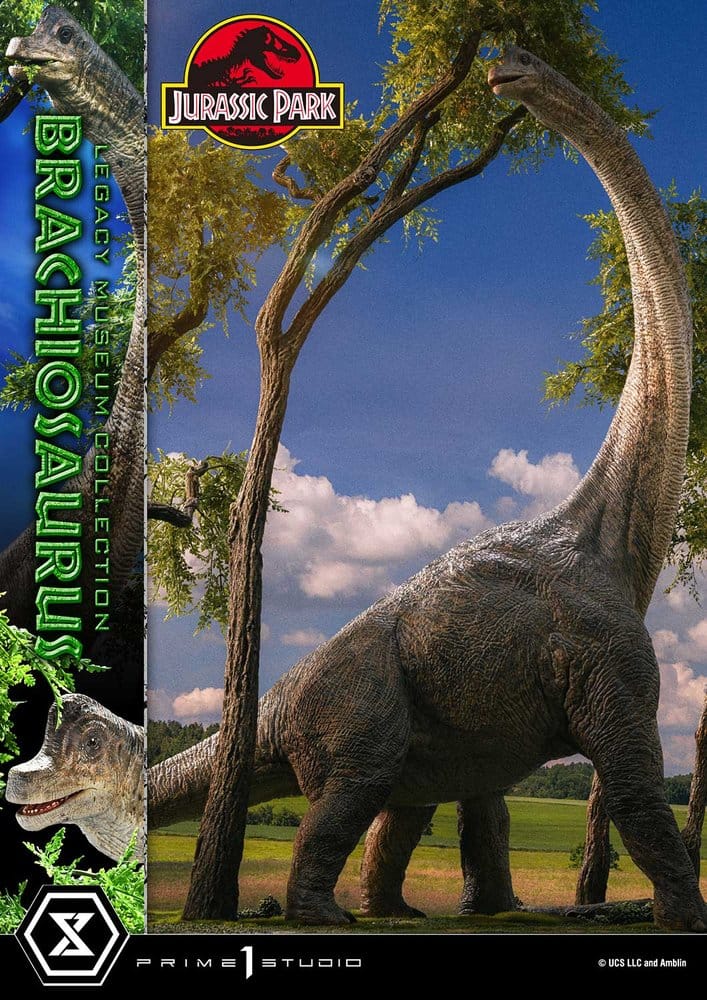 Jurassic Park (Film) Legacy Museum Collection Estatua 1/15 Brachiosaurus Bonus Version 128 cm