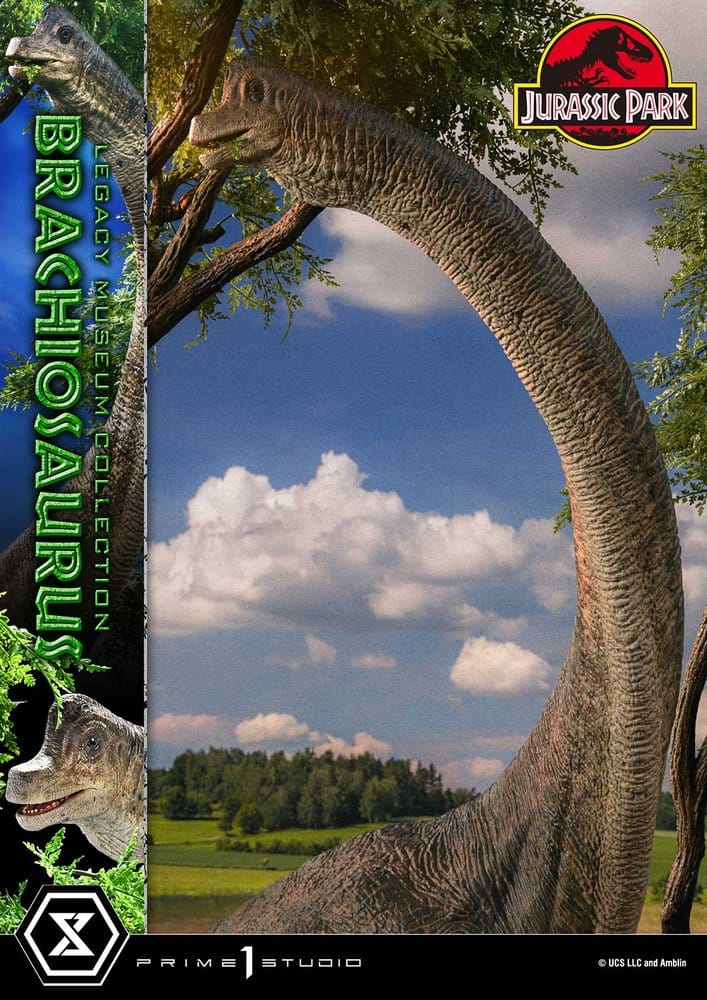 Jurassic Park (Film) Legacy Museum Collection Estatua 1/15 Brachiosaurus Bonus Version 128 cm