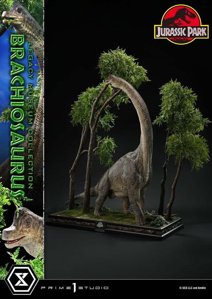 Jurassic Park (Film) Legacy Museum Collection Estatua 1/15 Brachiosaurus Bonus Version 128 cm