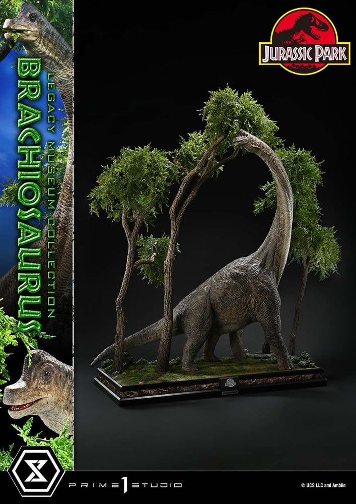 Jurassic Park (Film) Legacy Museum Collection Estatua 1/15 Brachiosaurus Bonus Version 128 cm