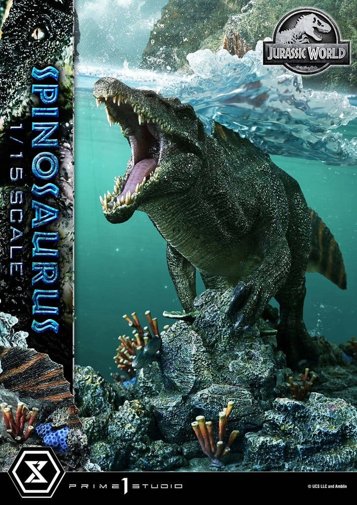 Jurassic World: el renacer (Película) Legacy Museum Collection Estatua 1/15 Spinosaurus 39 cm