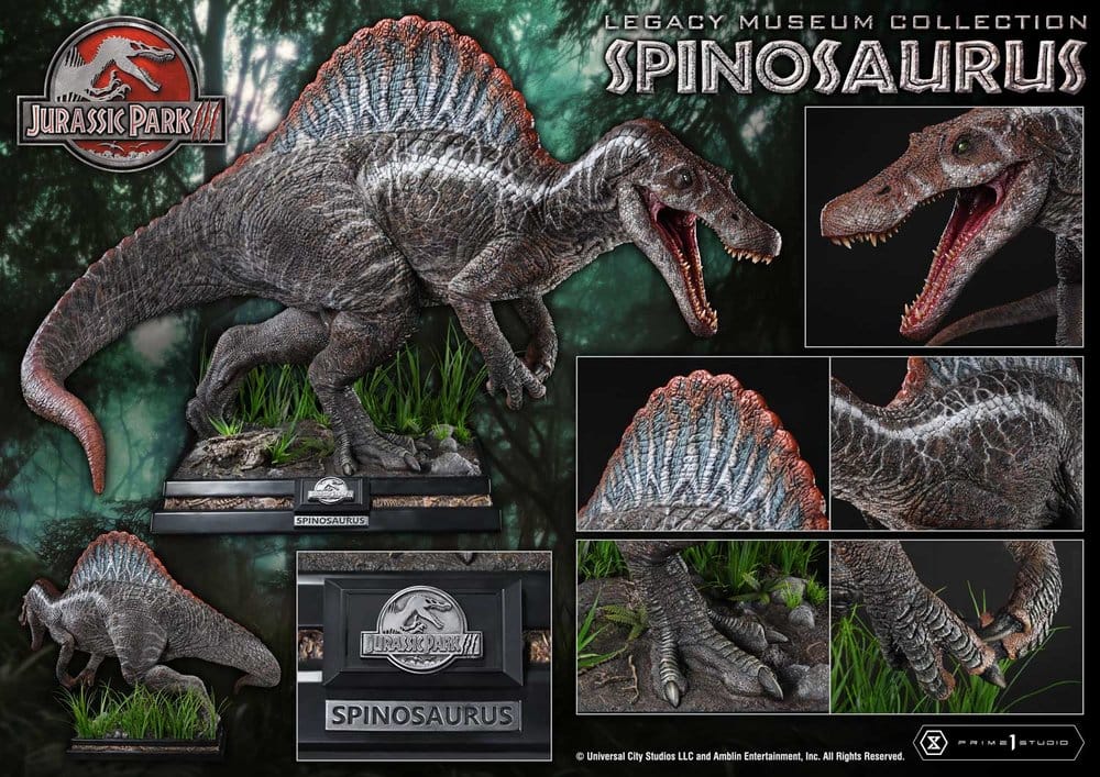 Jurassic Park Legacy Museum Collection Estatua 1/6 Spinosaurus 134 cm