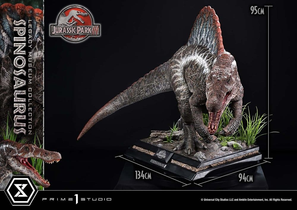 Jurassic Park Legacy Museum Collection Estatua 1/6 Spinosaurus 134 cm
