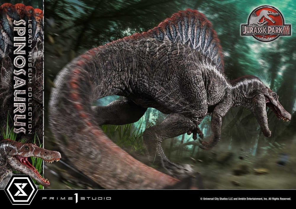 Jurassic Park Legacy Museum Collection Estatua 1/6 Spinosaurus 134 cm