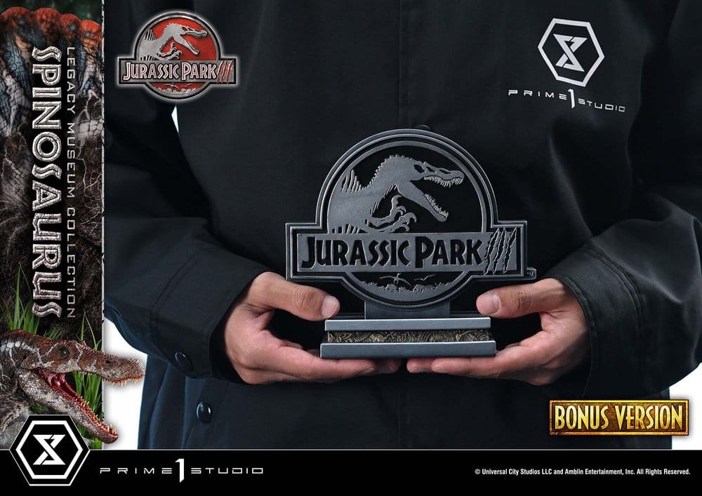 Estatua Jurassic Park Legacy Museum Collection 1/6 Spinosaurus Edição Bonus 134 cm