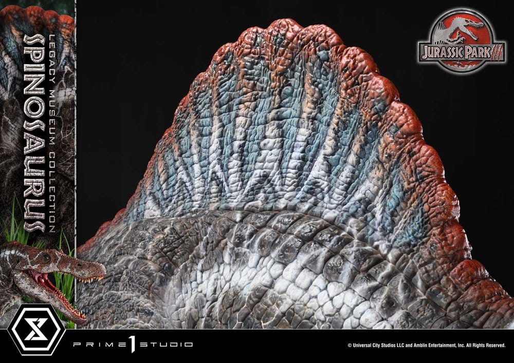 Estatua Jurassic Park Legacy Museum Collection 1/6 Spinosaurus Edição Bonus 134 cm