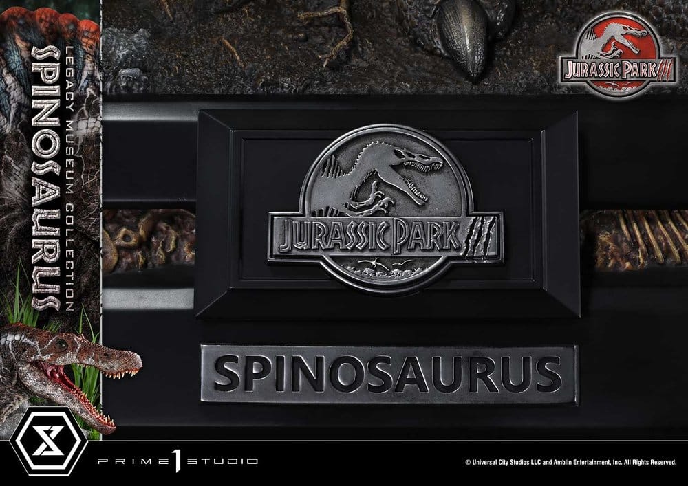 Estatua Jurassic Park Legacy Museum Collection 1/6 Spinosaurus Edição Bonus 134 cm