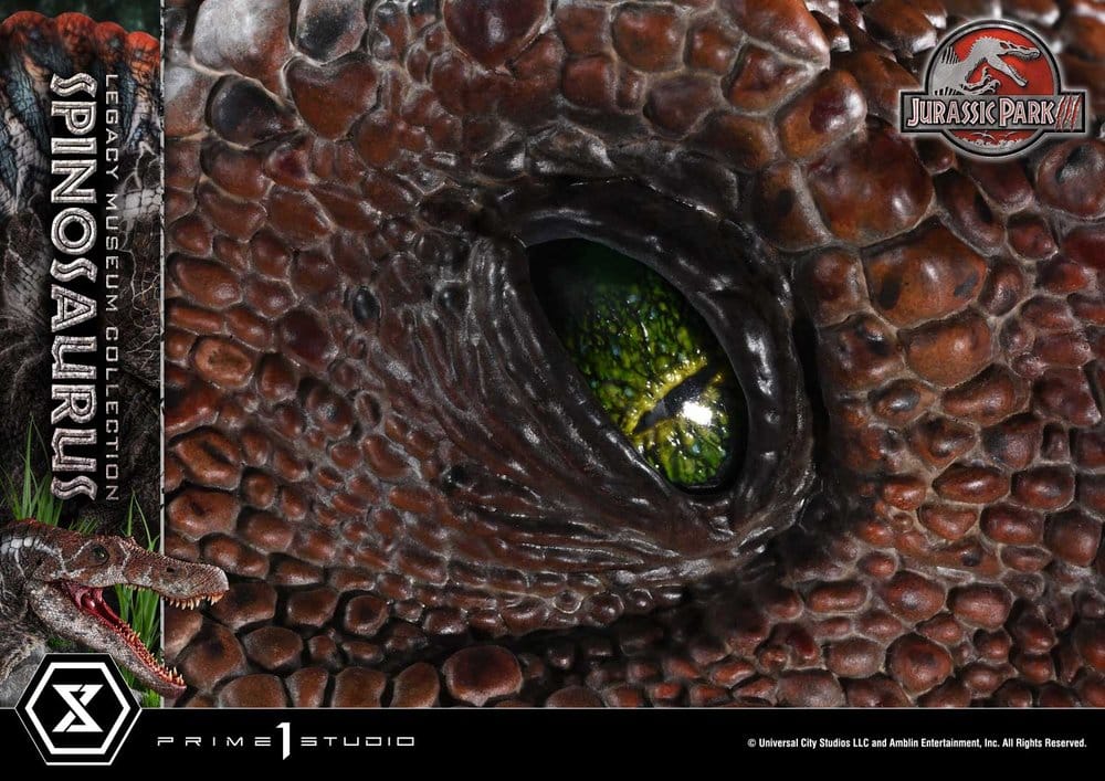 Estatua Jurassic Park Legacy Museum Collection 1/6 Spinosaurus Edição Bonus 134 cm