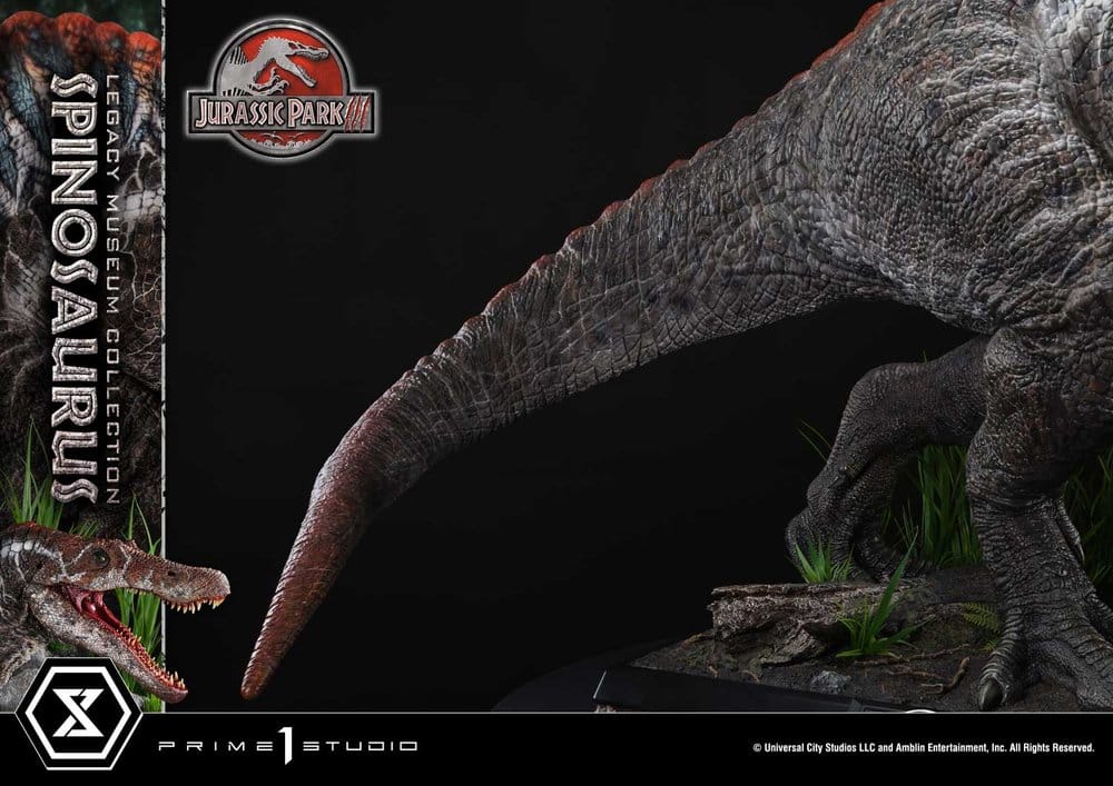 Estatua Jurassic Park Legacy Museum Collection 1/6 Spinosaurus Edição Bonus 134 cm