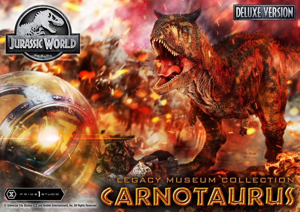 Jurassic World: Fallen Kingdom Legacy Museum Collection Estatua 1/15 Carnotaurus Deluxe 38 cm