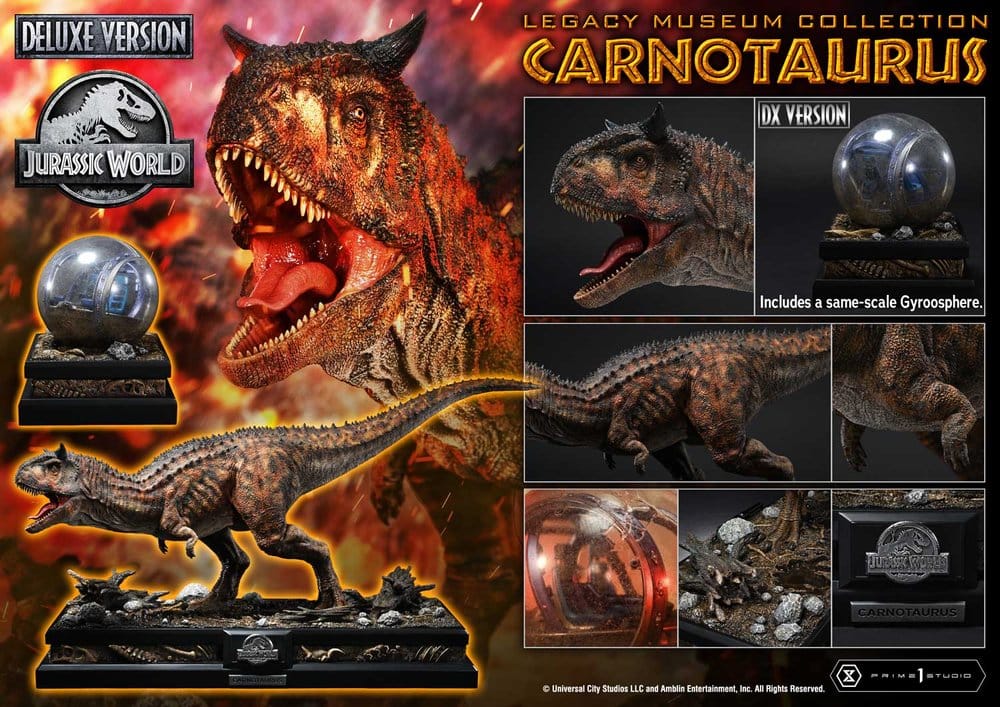 Jurassic World: Fallen Kingdom Legacy Museum Collection Estatua 1/15 Carnotaurus DX Bonus 38 cm