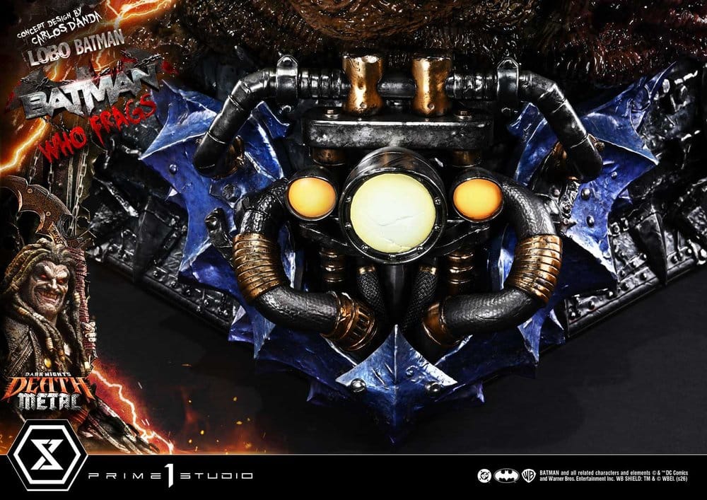 Dark Nights: Death Metal Museum Masterline Estatua 1/3 Lobo Batman: Batman Who Frags 81 cm