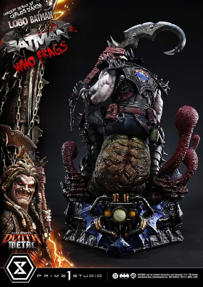 Dark Nights: Death Metal Museum Masterline Estatua 1/3 Lobo Batman: Batman Who Frags Deluxe Bonus Version 81 cm