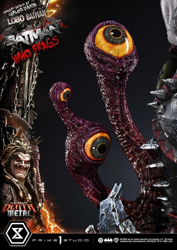 Dark Nights: Death Metal Museum Masterline Estatua 1/3 Lobo Batman: Batman Who Frags Deluxe Bonus Version 81 cm
