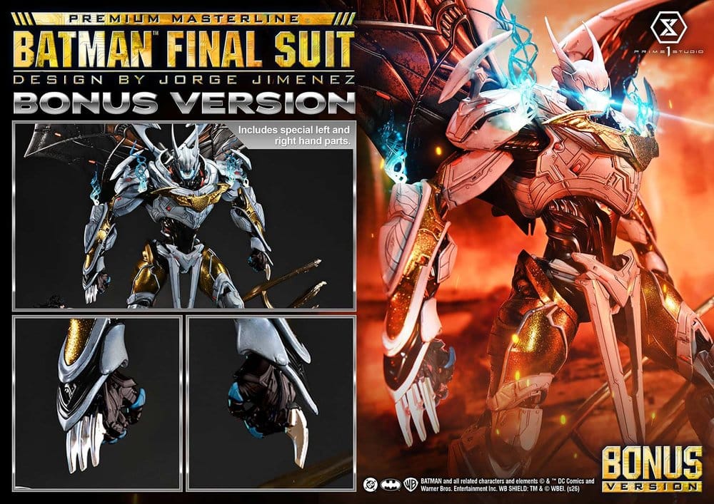 Justice League (Comics) Premium Masterline Estatua Batman Final Suit (Design by Jorge Jimenez) Bonus Version 67 cm