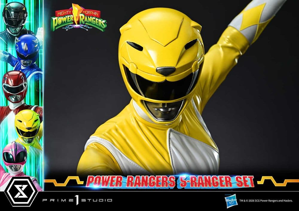 Mighty Morphin Power Rangers Premium Masterline Set de 5 Estatuas 1/4 57 cm