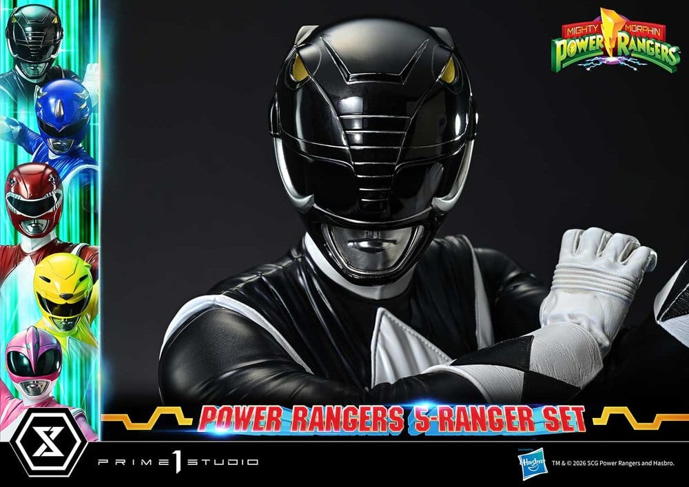 Mighty Morphin Power Rangers Premium Masterline Set de 5 Estatuas 1/4 57 cm