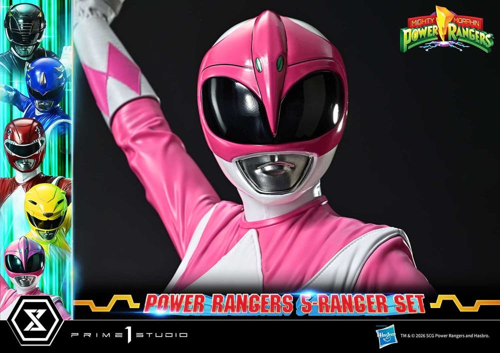 Mighty Morphin Power Rangers Premium Masterline Set de 5 Estatuas 1/4 57 cm