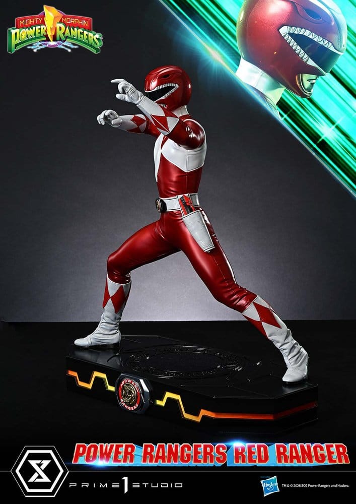 Mighty Morphin Power Rangers Premium Masterline Estatua 1/4 Red Ranger 62 cm